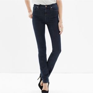 Madewell Alley Straight Dark Wash Jeans Size 25